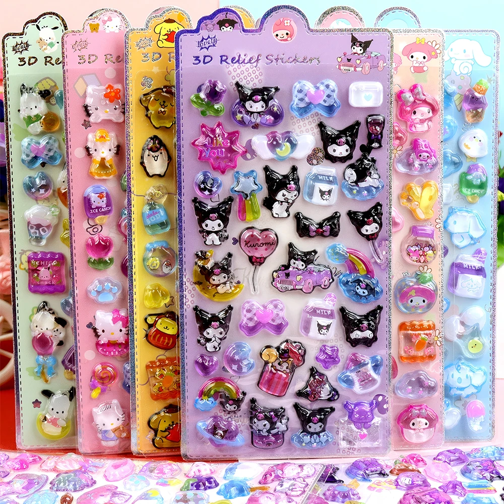 Sanrio мультфильм аниме 3d рельефные