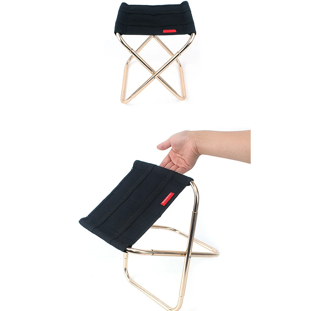 Черный портативный уличный стул - Фотография_5