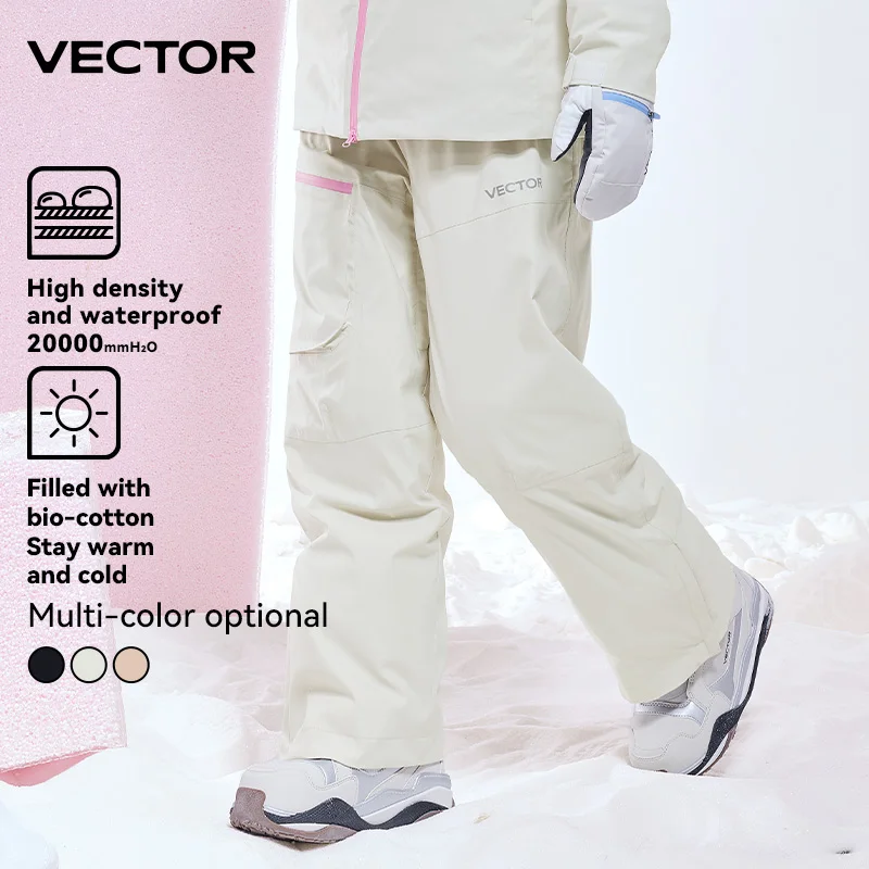 Vector женские и мужские зимние лыжные штаны