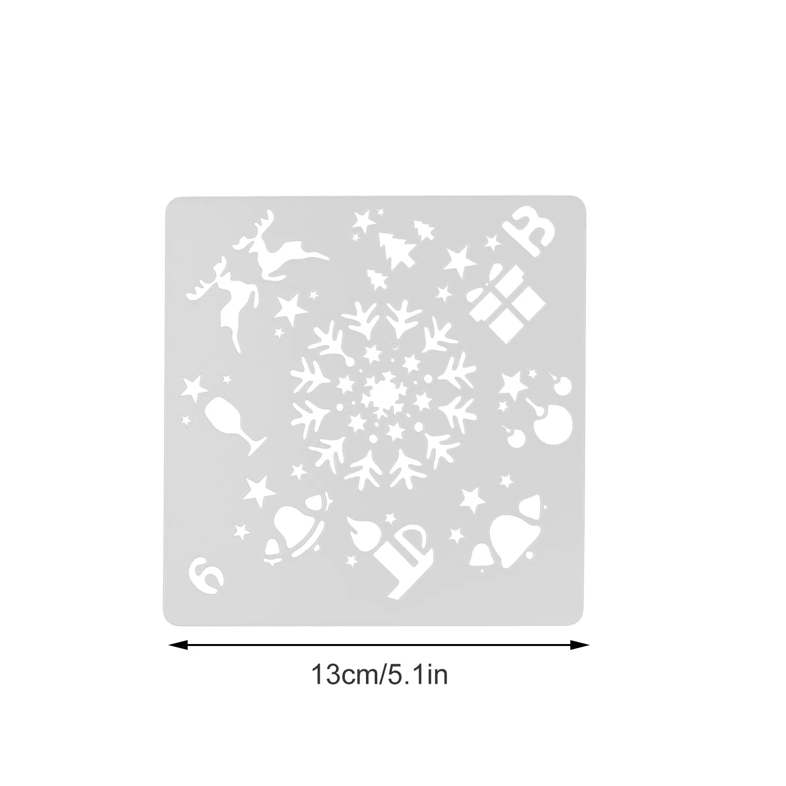 1 комплект, 1 комплект рождественских трафаретов - Фотография_4