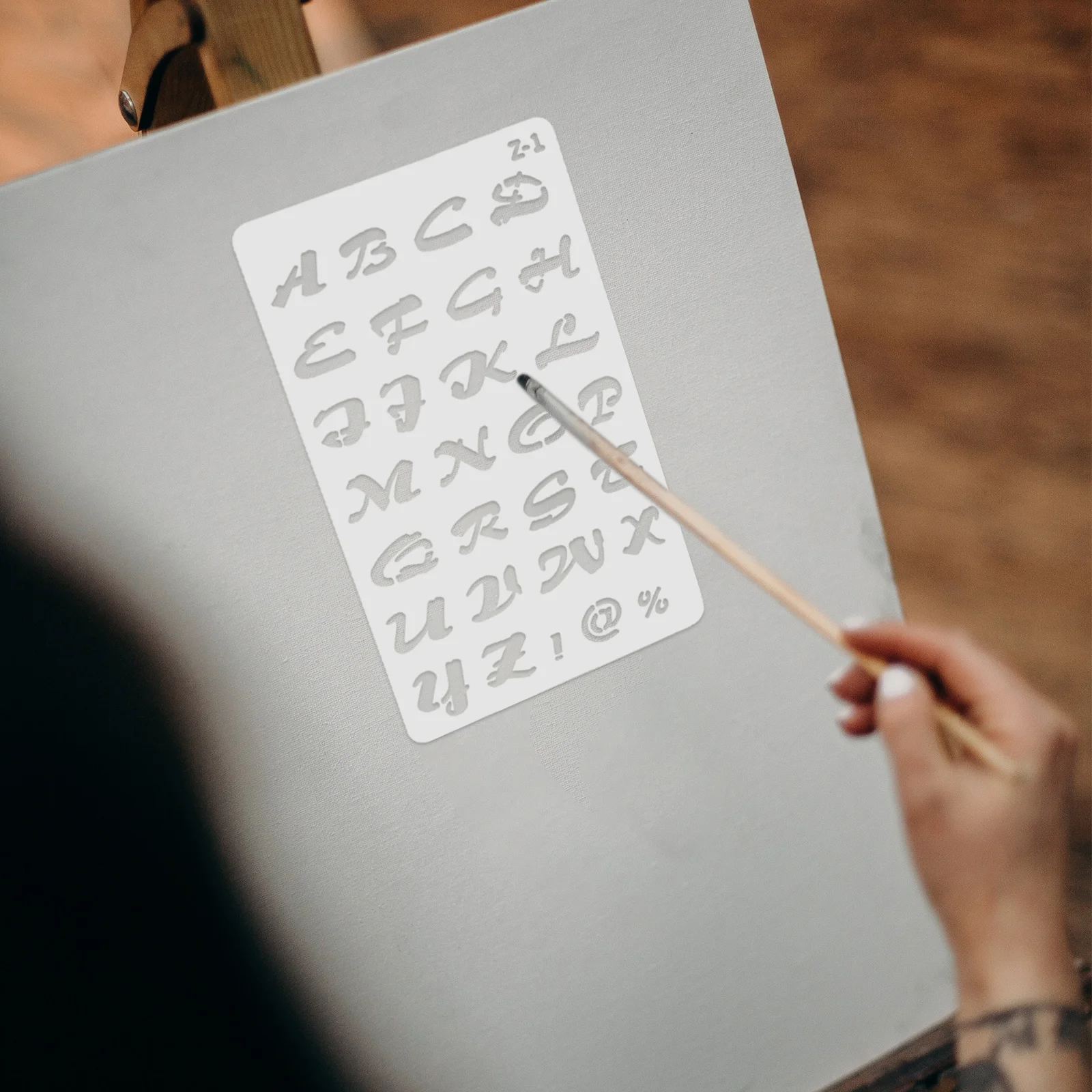 Многоразовые пластиковые трафареты для рисования - Фотография_2