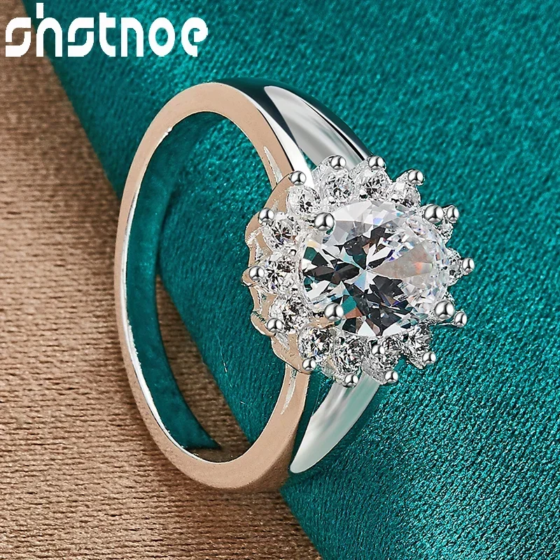 Shstone кольцо из стерлингового серебра 925 пробы - Фотография_4
