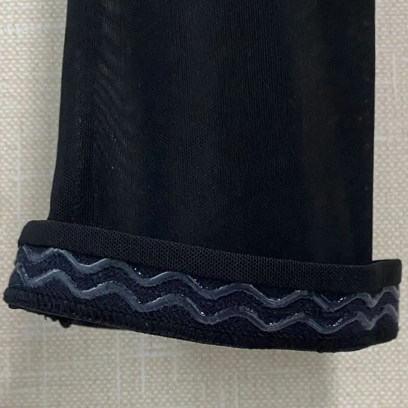 Тренировочные сетчатые колготки с цветочным катанием - Фотография_5