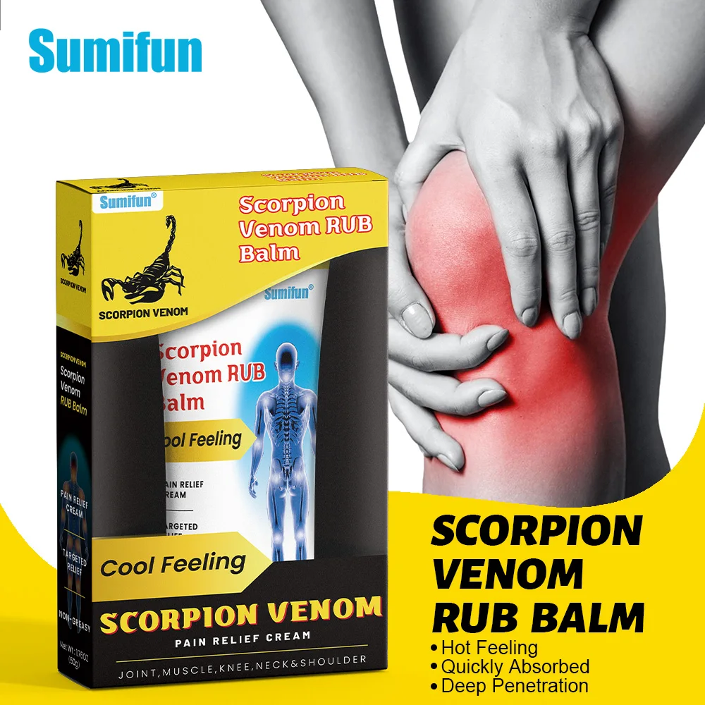 Sumifun, обезболивающий крем с ядом скорпиона