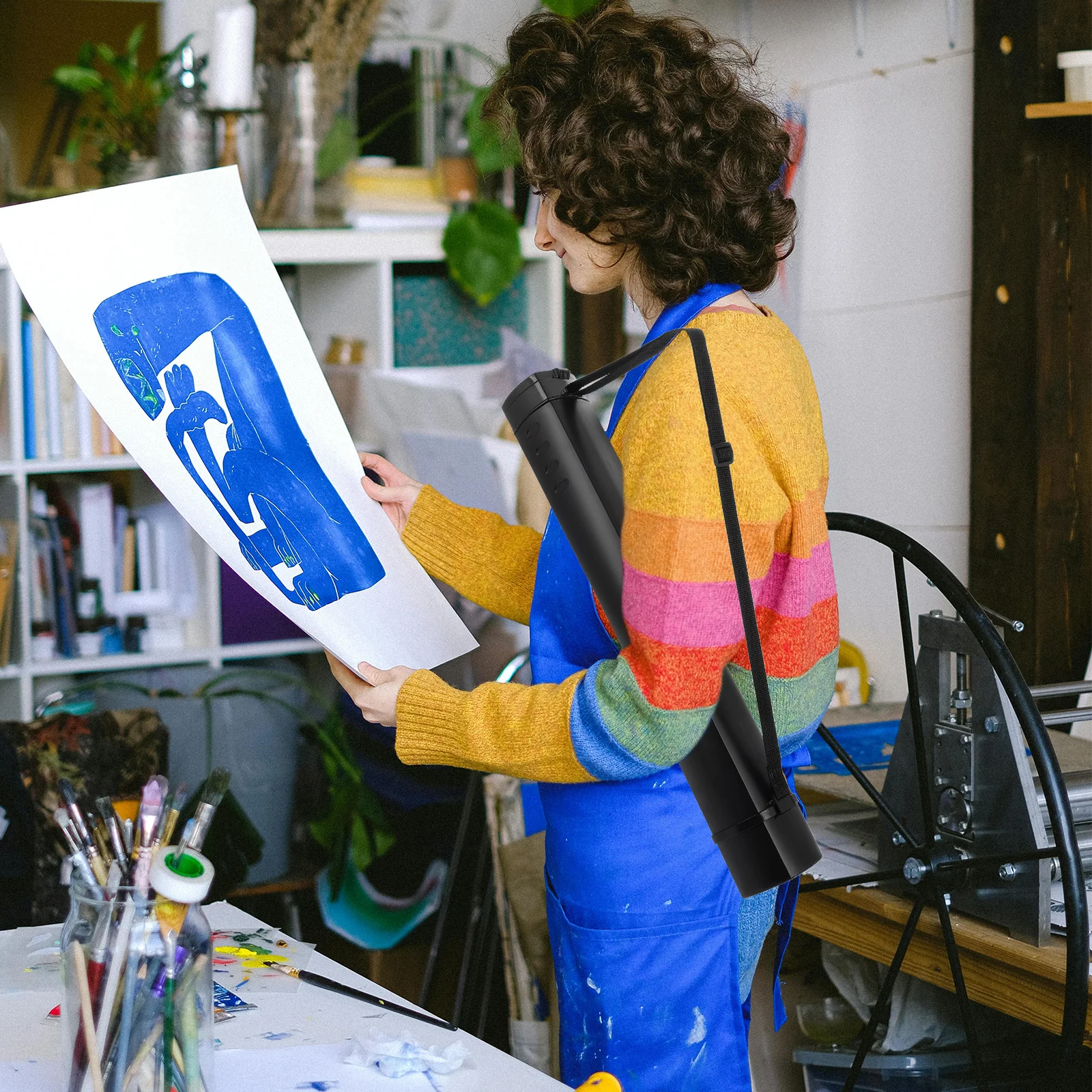 Выдвижная пластиковая трубка для плакатов