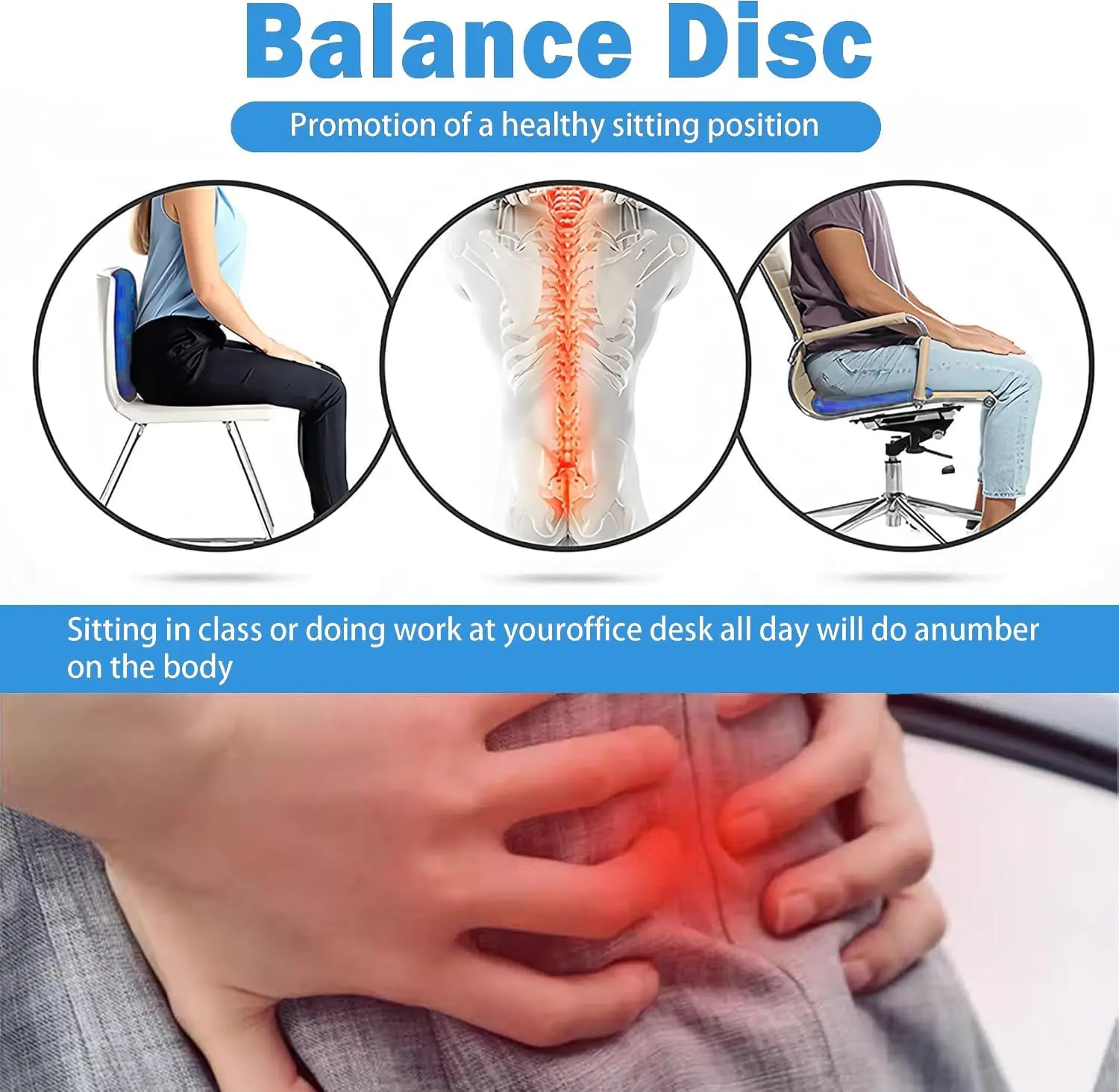 Надувная подушка для баланса йоги - Фотография_5