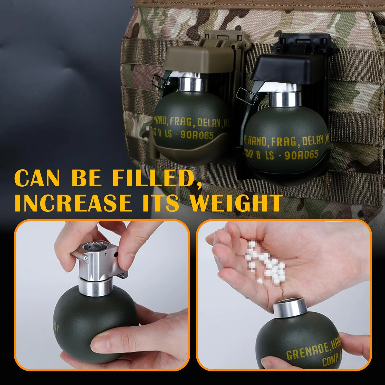 Тактическая модель ручной гранаты m67 - Фотография_5