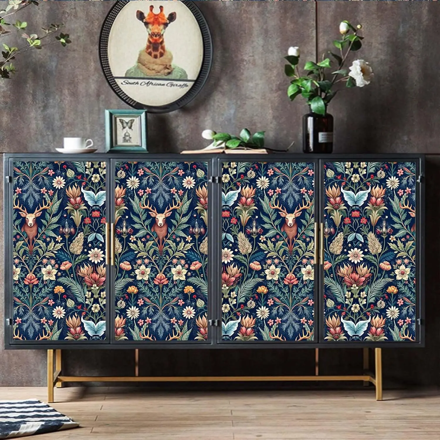 Обои с кожурой и наклейкой оленя - Фотография_6