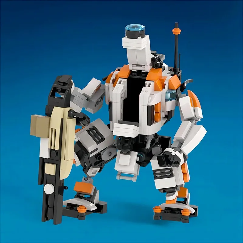 Строительные блоки titanfall heavy combat robot moc - Фотография_4