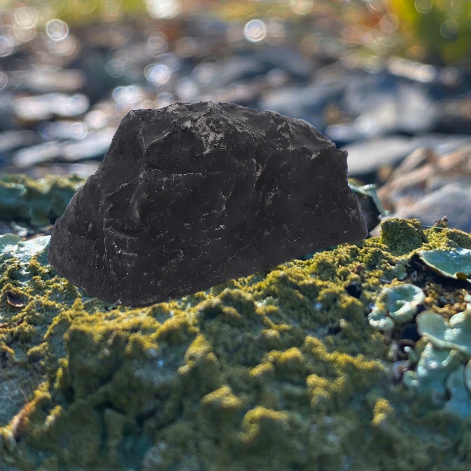 Открытый водонепроницаемый держатель для ключей с имитацией камня - Фотография_6