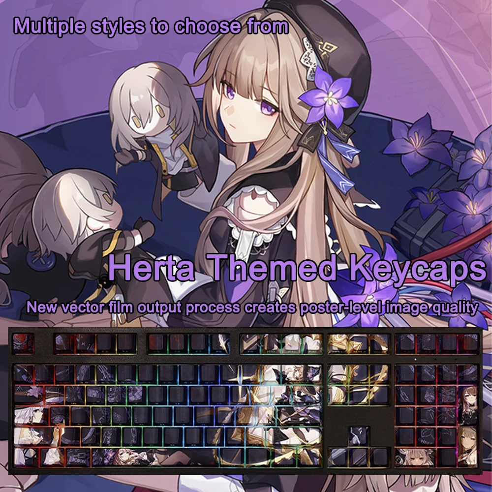 Колпачки для клавиш honkai star rail