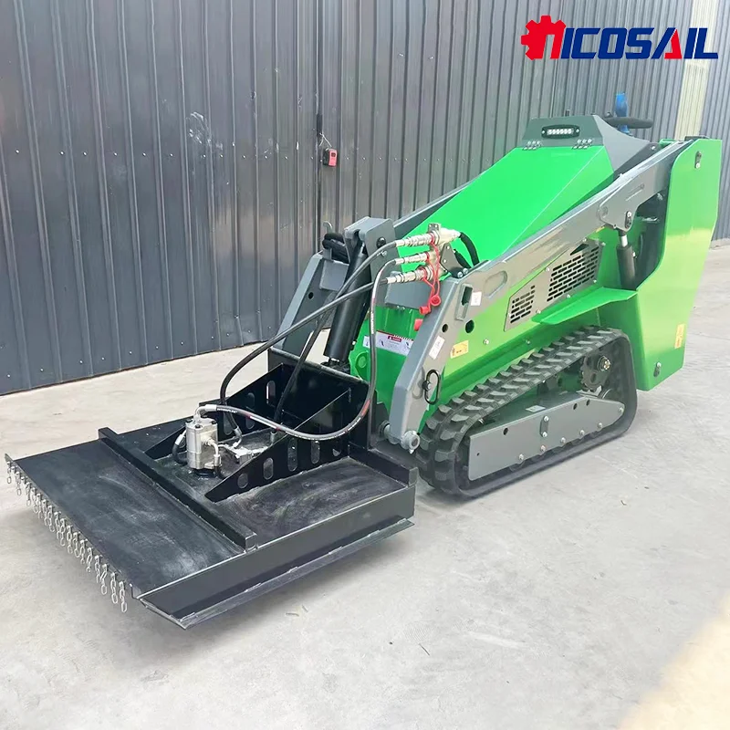 Мини-нагрузчик kubota с бортовым поворотом для строительства