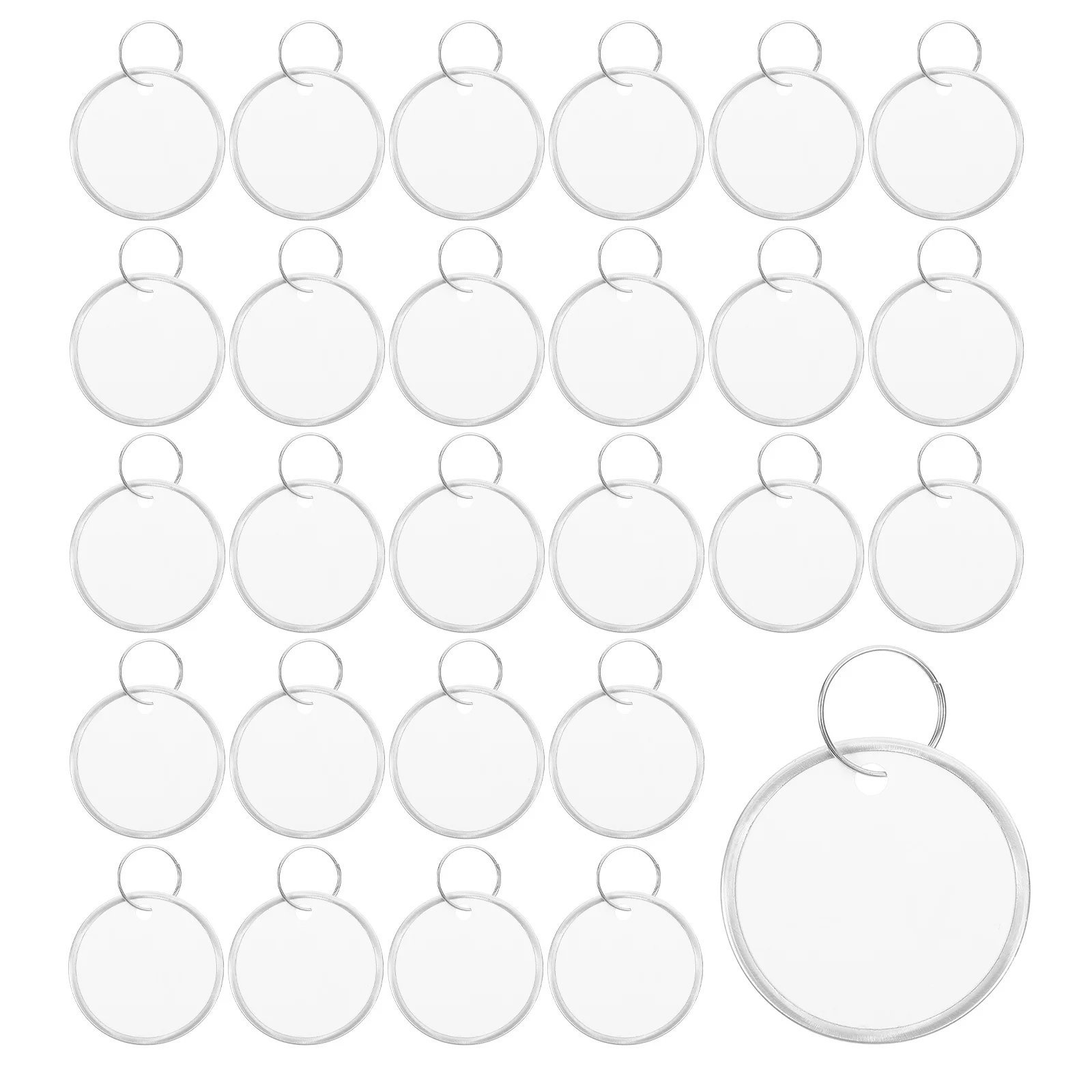 Круглые бумажные бирки с металлической - Фотография_6