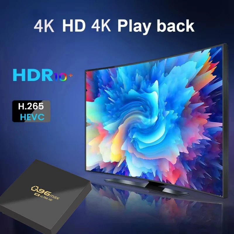 Q96 max smart tv box 4g wifi телеприставка 8 гб 128 гб android 14 - Фотография_4