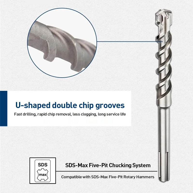 Сверло для бетона серии bosch pro sds max-4 12-32 мм - Фотография_5