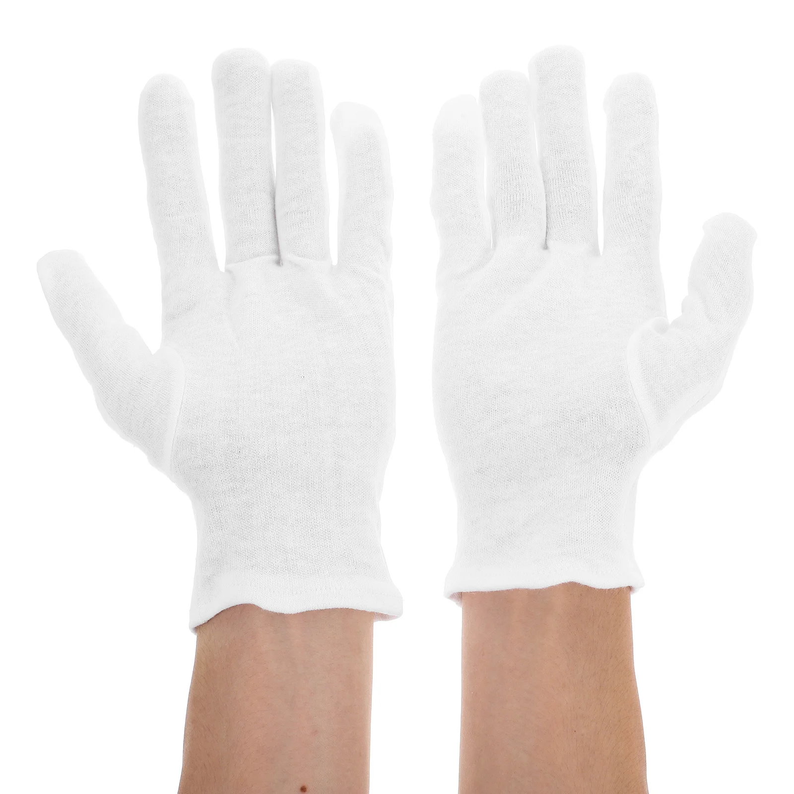 Прочные хлопковые рабочие перчатки - Фотография_6