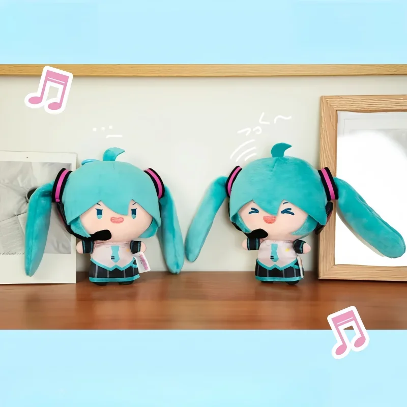 Новая оригинальная вращающаяся кукла hatsune miku с двойным хвостом - Фотография_3