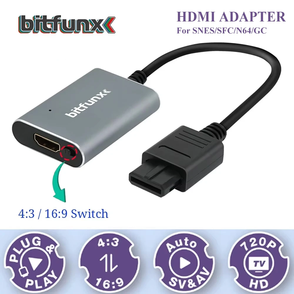 Bitfunx 720p адаптер svideo/av