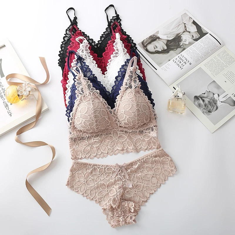 Сексуальный кружевной комплект женского нижнего белья - Фотография_3