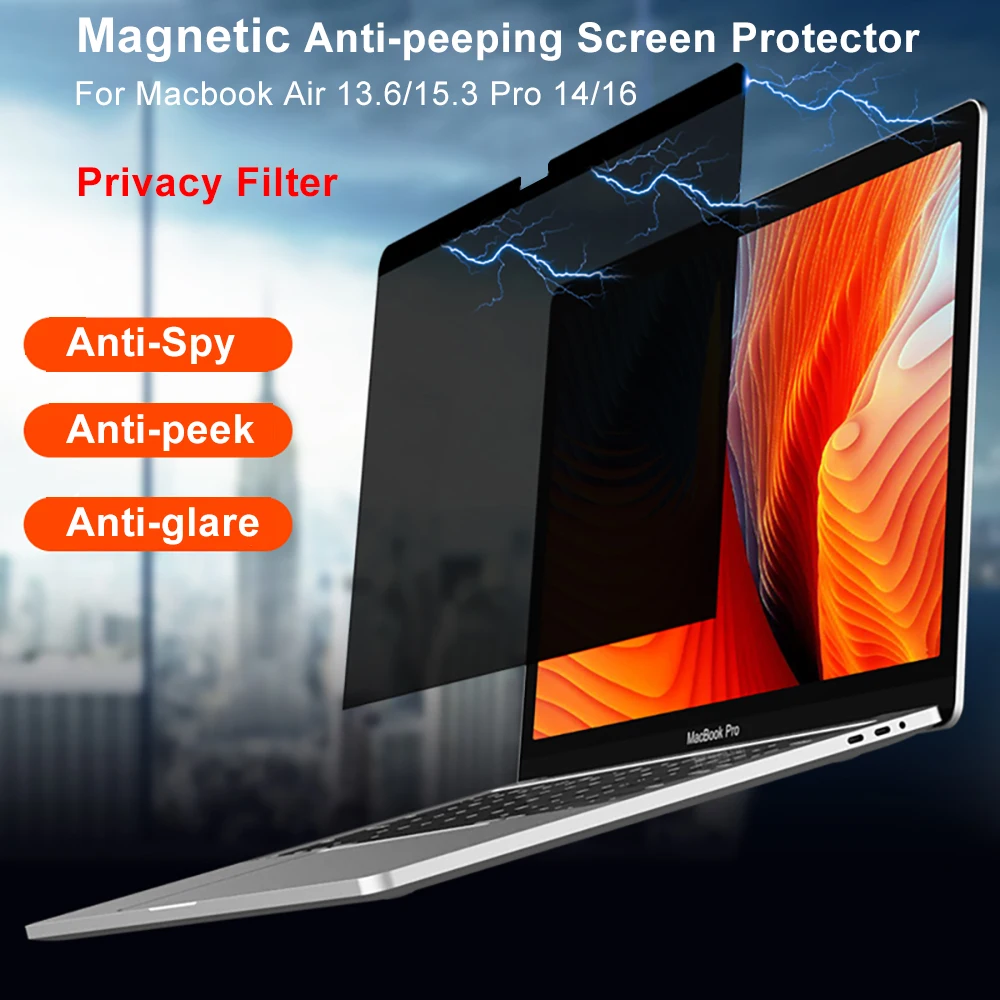 Магнитная защита экрана от подглядывания для macbook air 13
