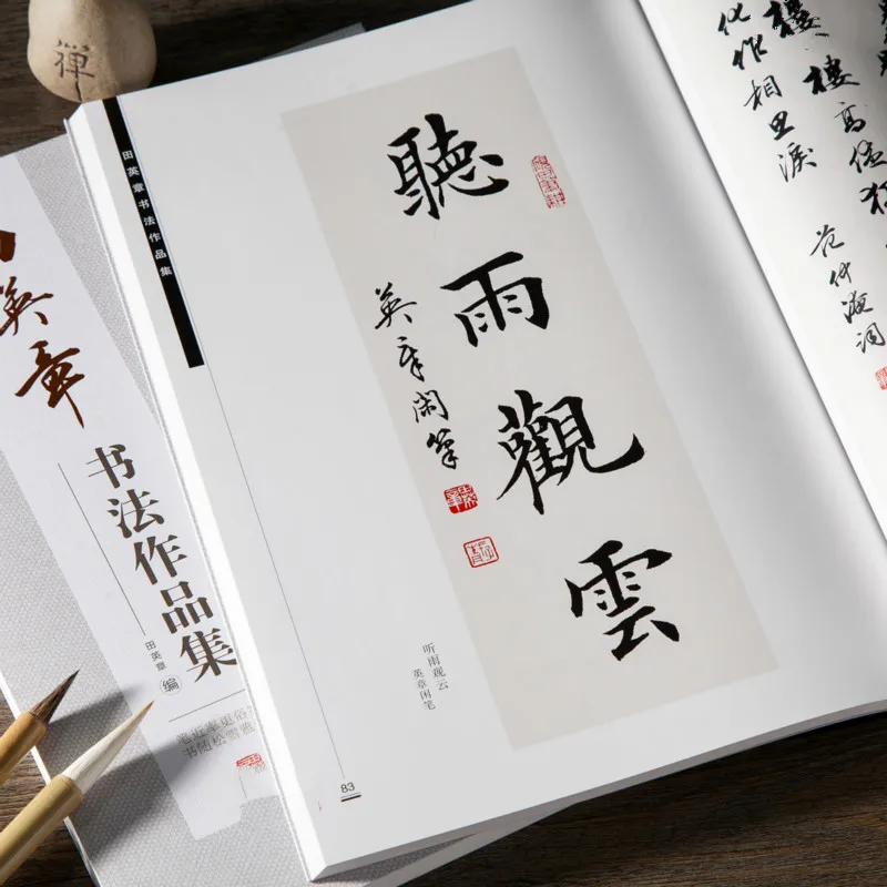 Тетрадь для каллиграфии ouyang xun с кисточкой tian yingzhang - Фотография_2
