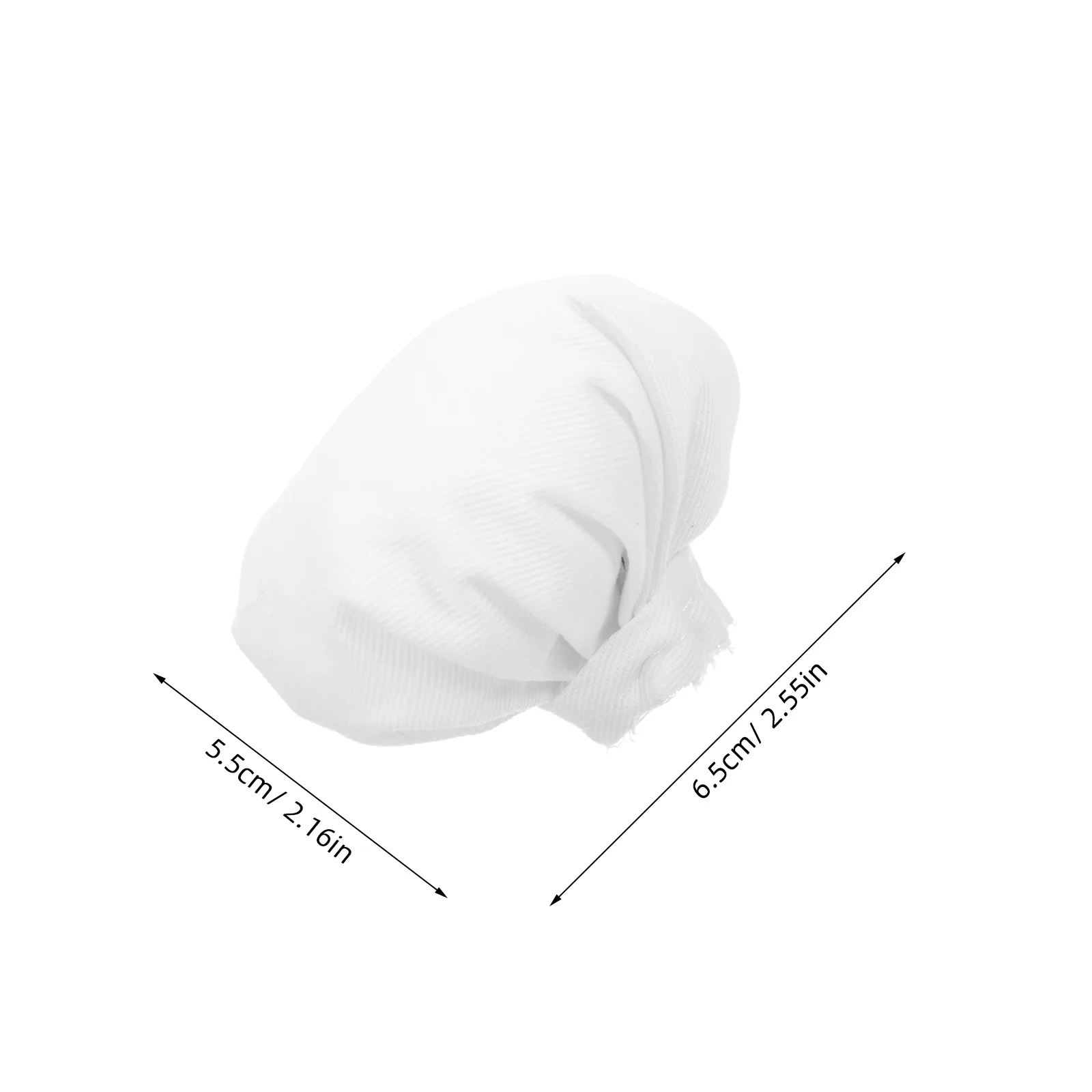 Белые мягкие тканевые аксессуары «сделай сам» - Фотография_3