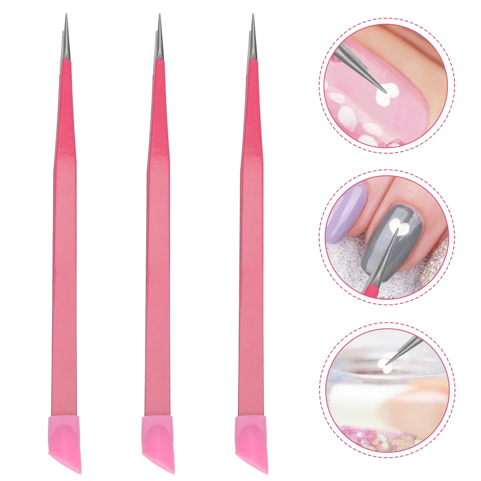 Маникюрные двусторонние пинцеты