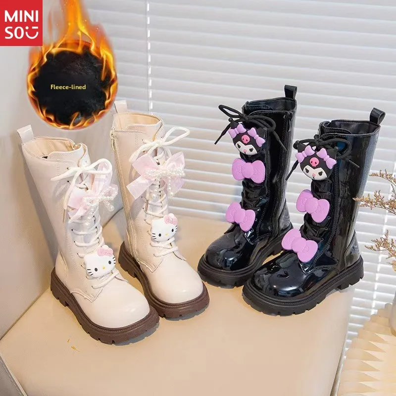 Длинные сапоги в корейском стиле miniso 2025 - Фотография_2