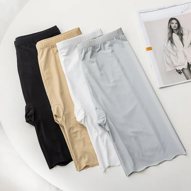 Бесшовные защитные шорты из ледяного шелка - Фотография_2