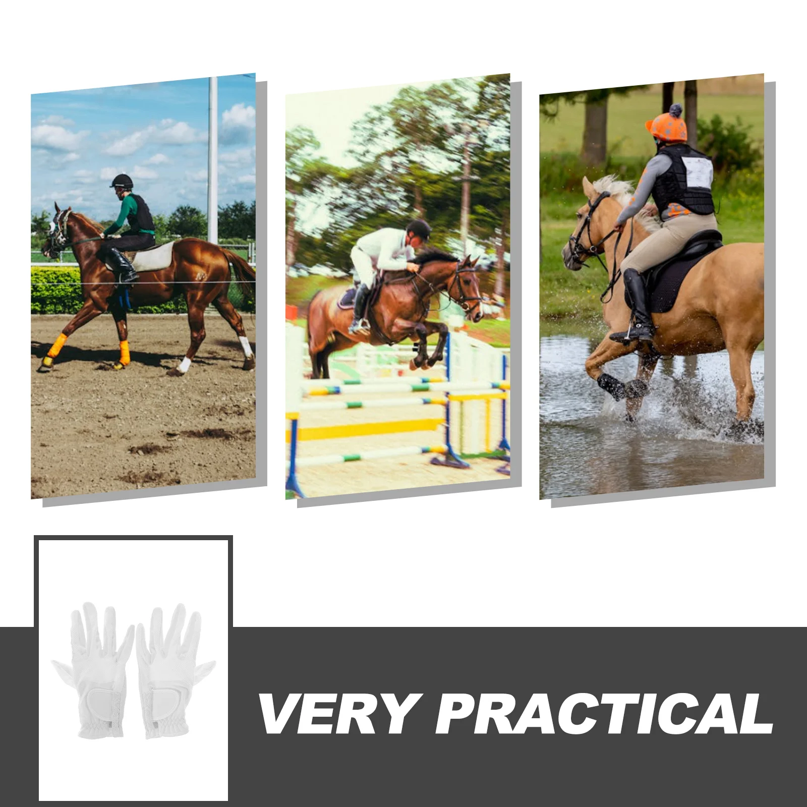 Перчатки для верховой езды - Фотография_6