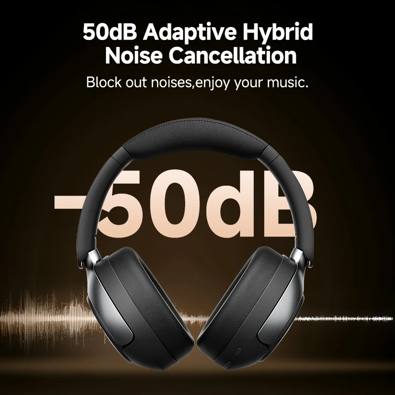 Qcy h3 pro anc беспроводные наушники 50 дб с шумоподавлением - Фотография_2