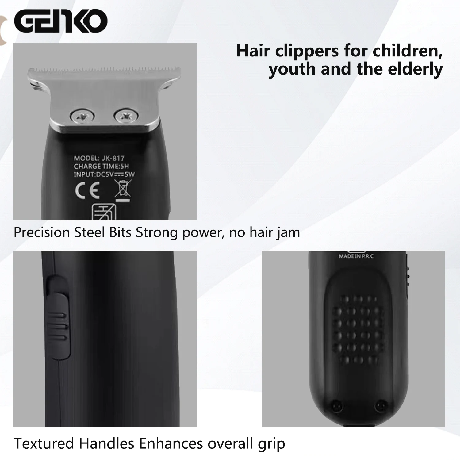 Профессиональная карманная беспроводная машинка для стрижки волос - Фотография_5