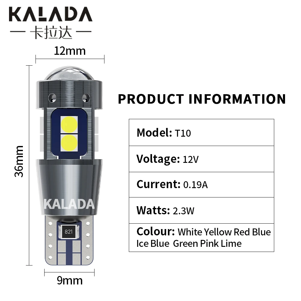 2x высокое качество w5w t10 led - Фотография_3