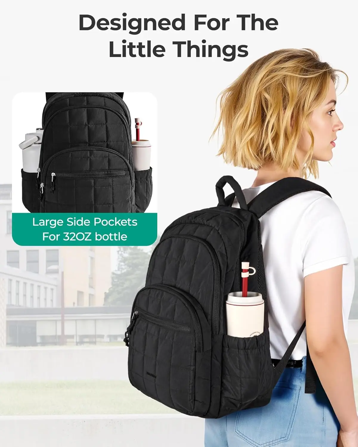 Рюкзак для ноутбука bagsmart college - Фотография_5