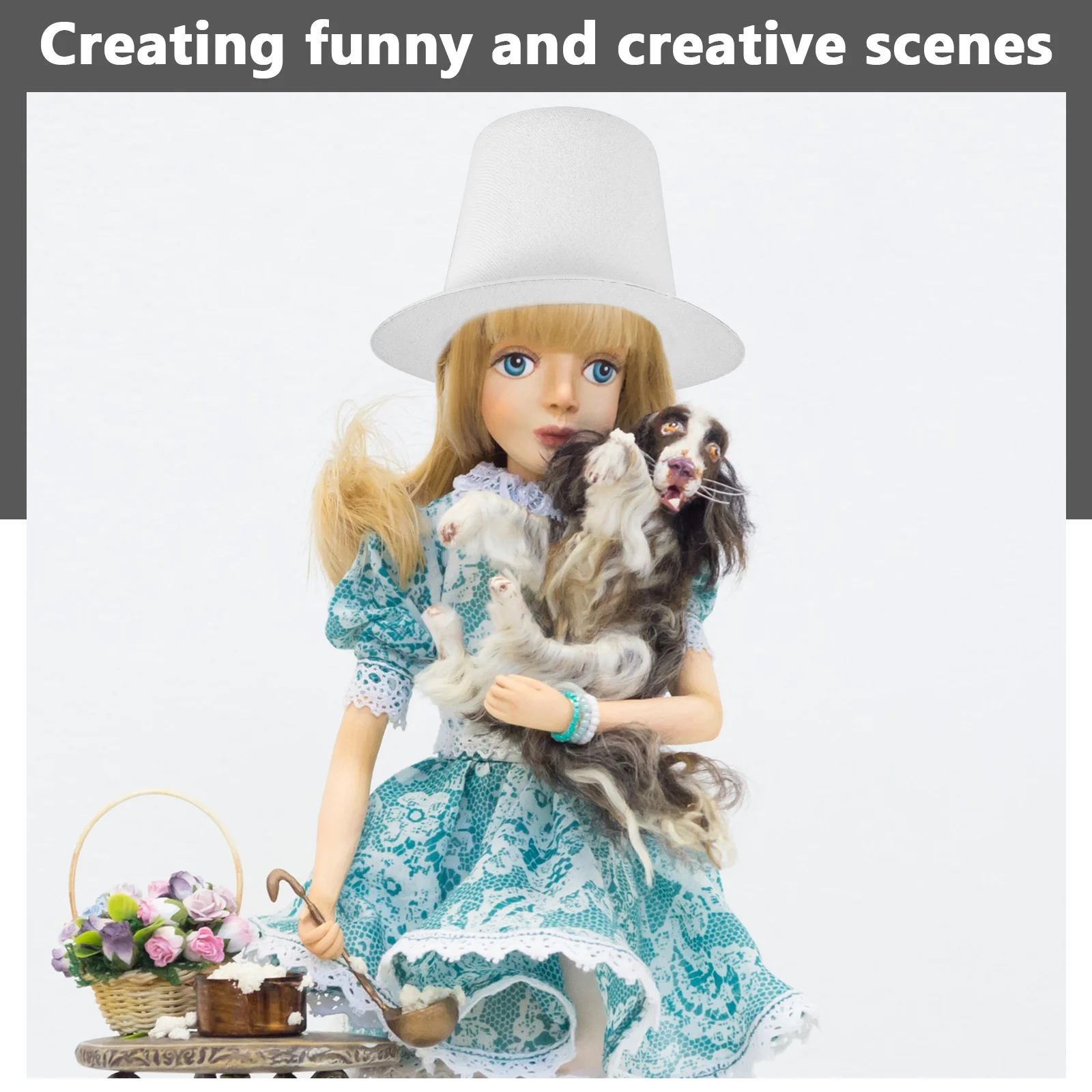 Мини-цилиндры миниатюрные шляпы - Фотография_3