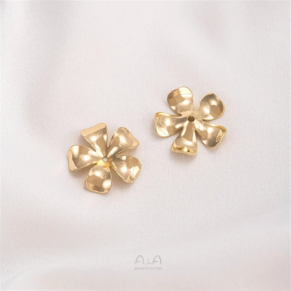 14k real gold plated handmade stamen - Фотография_4