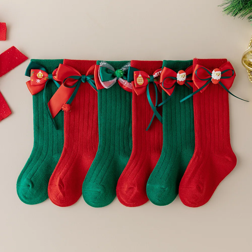 Детские носки с бантом - Фотография_2