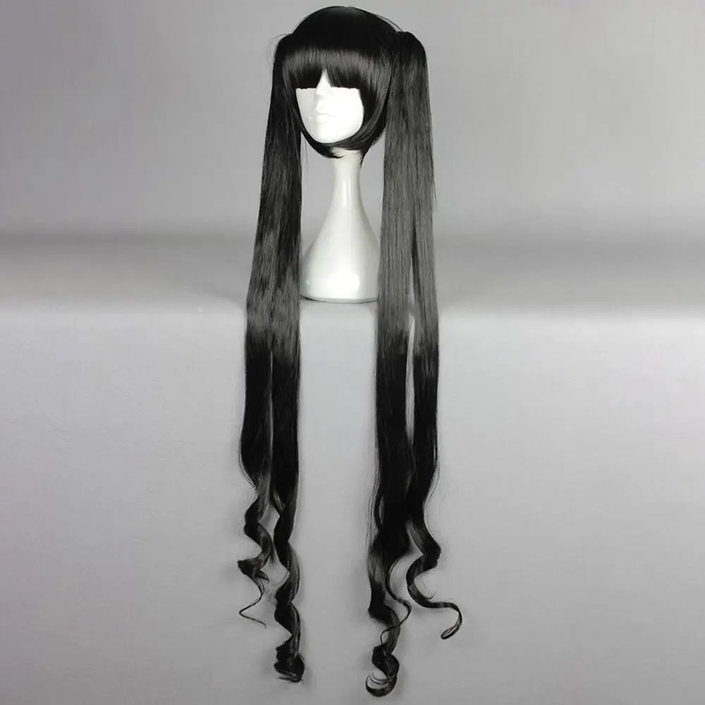 Hair wigs for women 39" black - Фотография_3