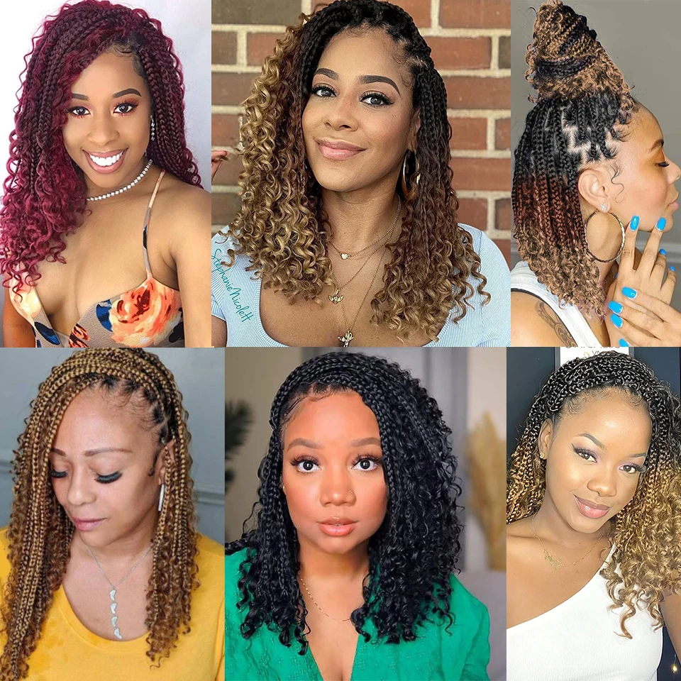 1–6 упаковок ombre box braids вязаные - Фотография_6