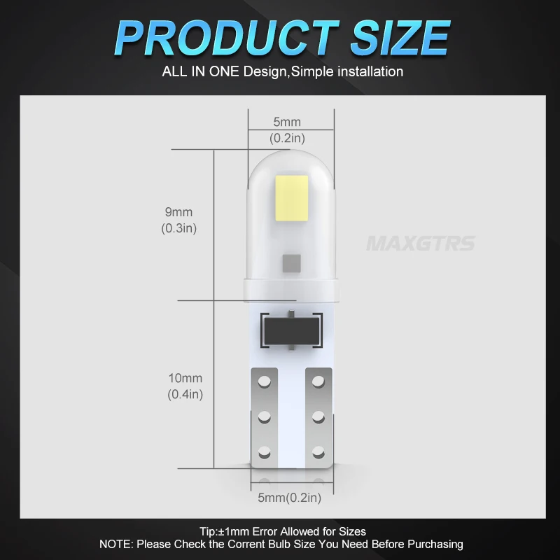 T5 светодиодная лампа w3w w1 - Фотография_3