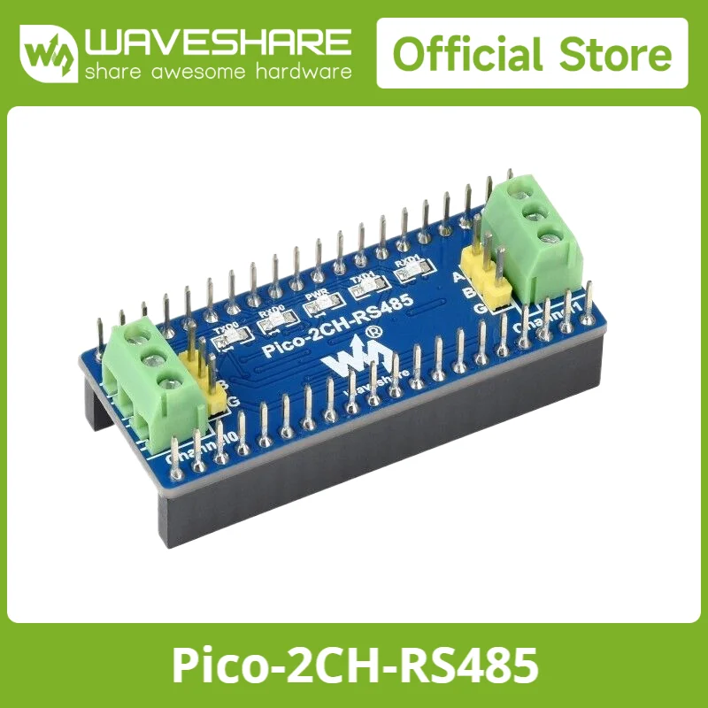 2-канальный модуль waveshare rs485 для raspberry pi pico - Фотография_2