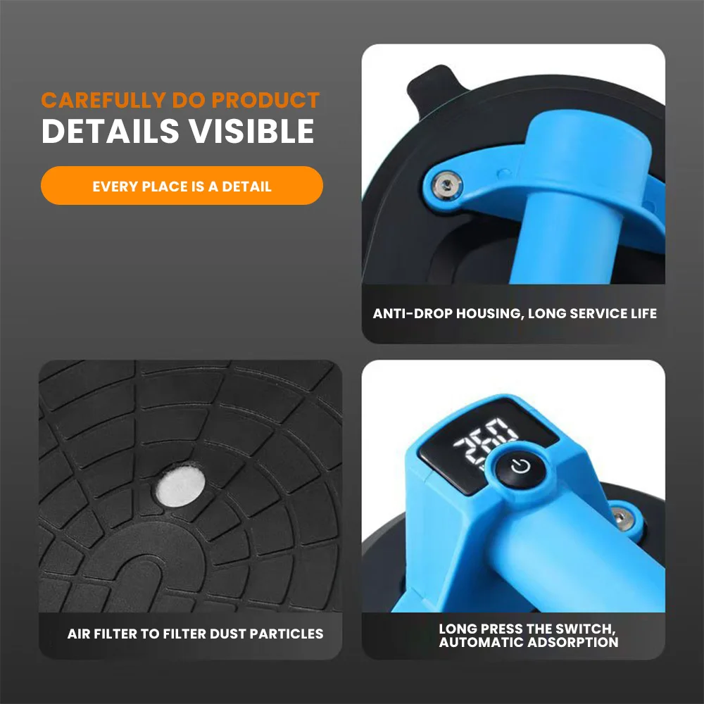 Электрическая вакуумная присоска 200 кг - Фотография_5