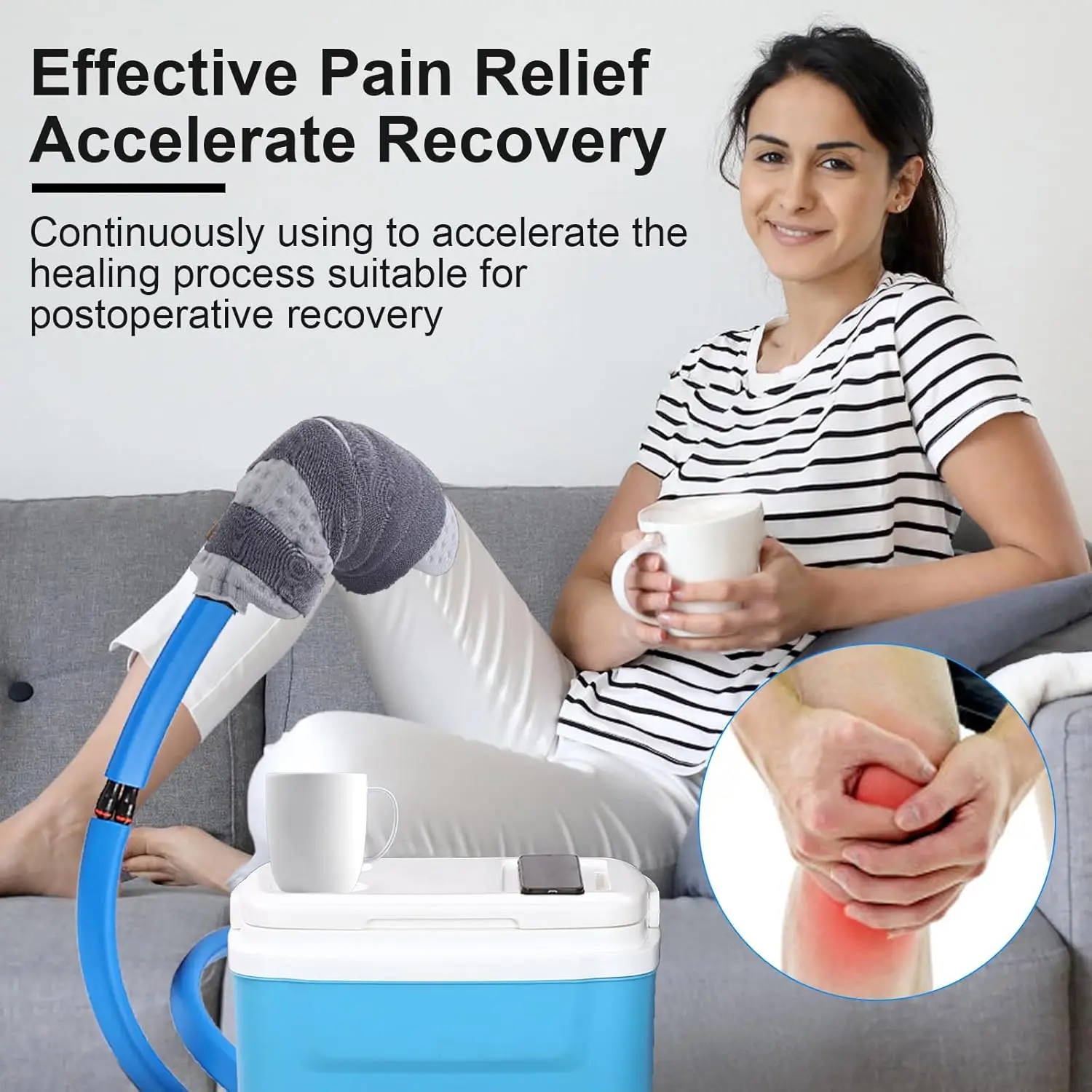 Система ледяной терапии для колена после операции - Фотография_5