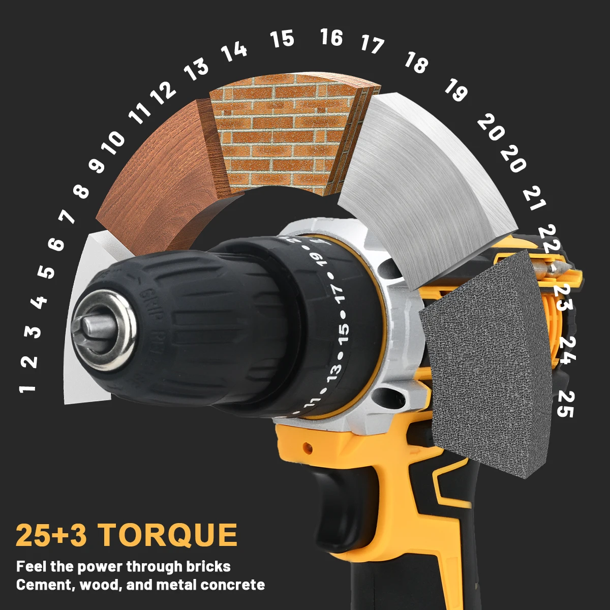 Gezione 25 + 3, электрическая ударная отвертка с крутящим моментом - Фотография_4
