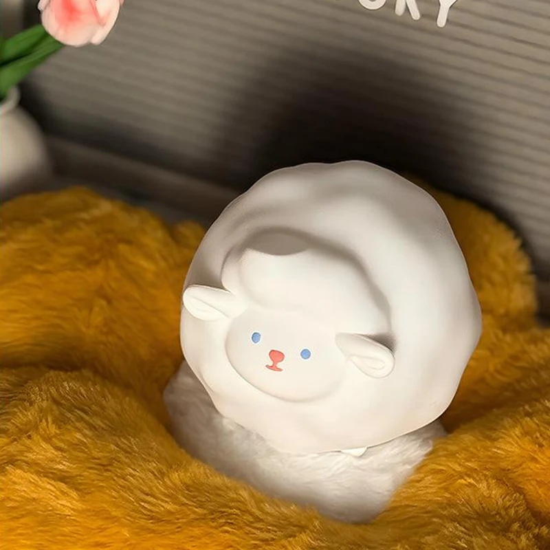 Милый мультяшный детский ночник с животным дизайном - Фотография_4