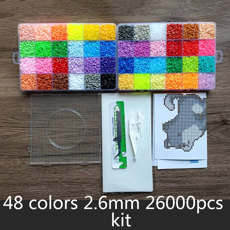 Мм hama beads toy 24/72 цвета perler - Фотография_2