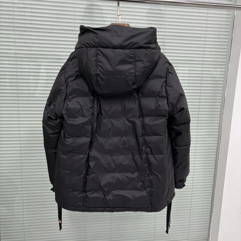 2026 женская куртка на 90% белом утином пуху - Фотография_3