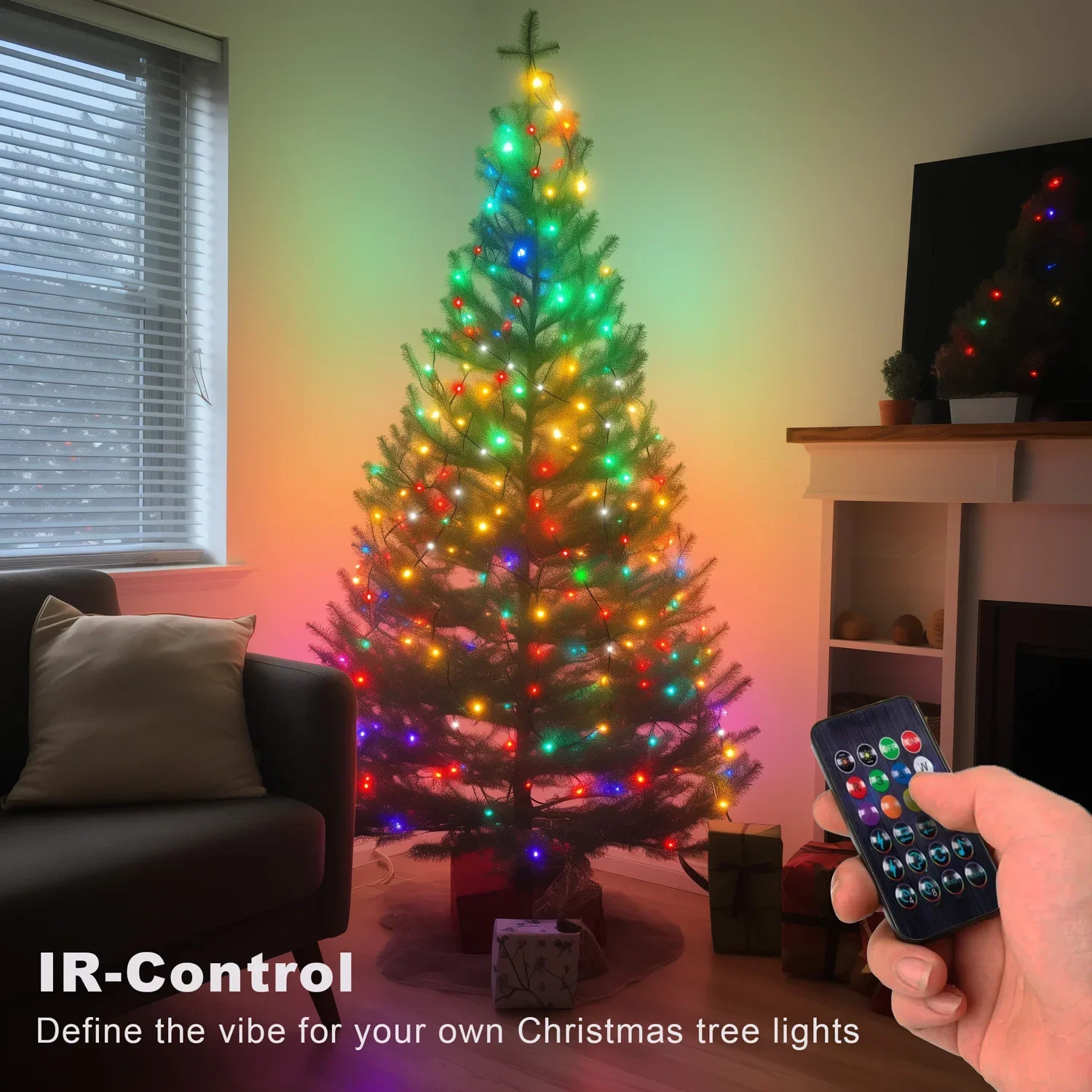 Rgb ic smart string light diy светодиодные - Фотография_4