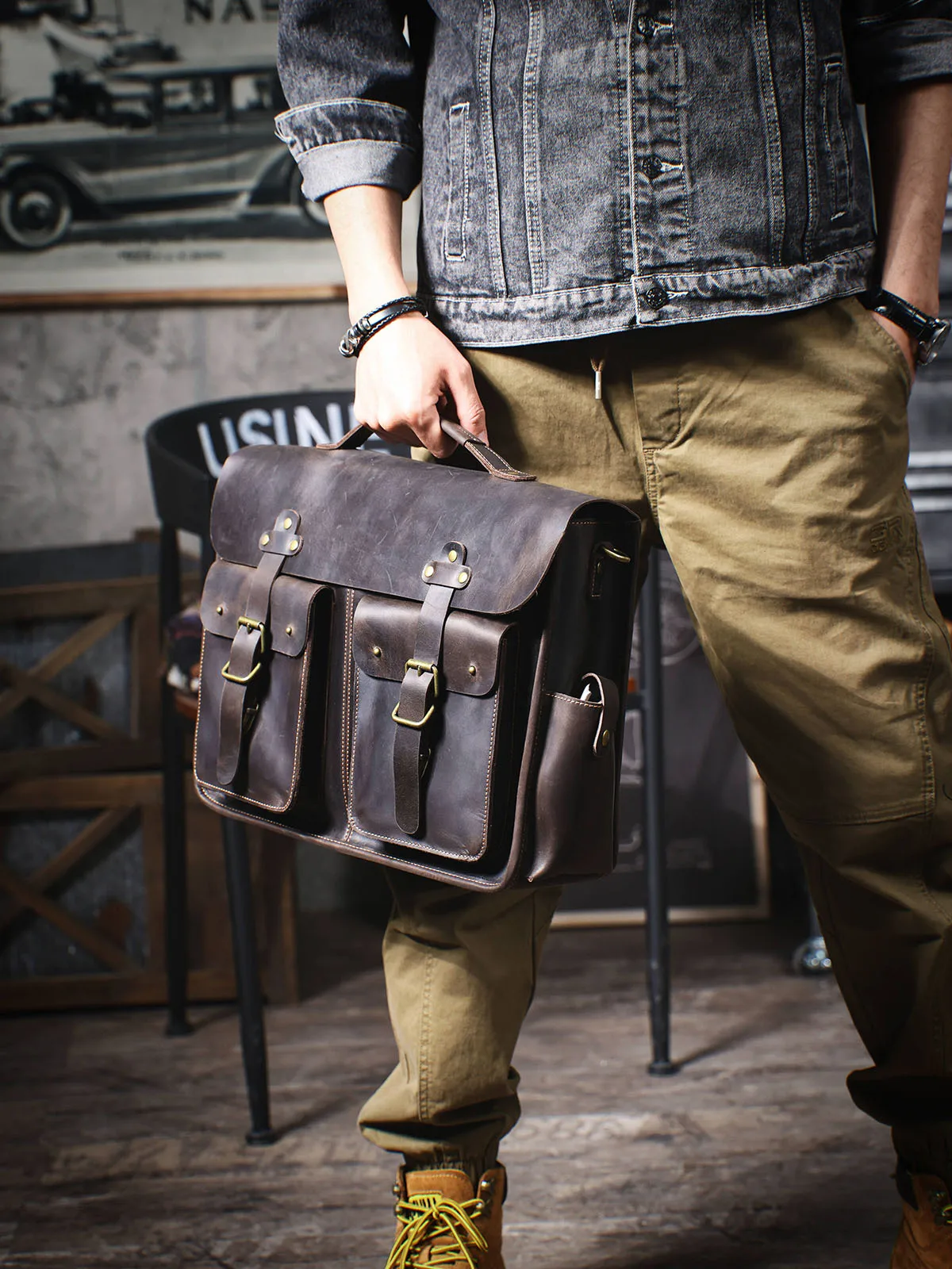 Pndme винтажный деловой мужской - Фотография_5