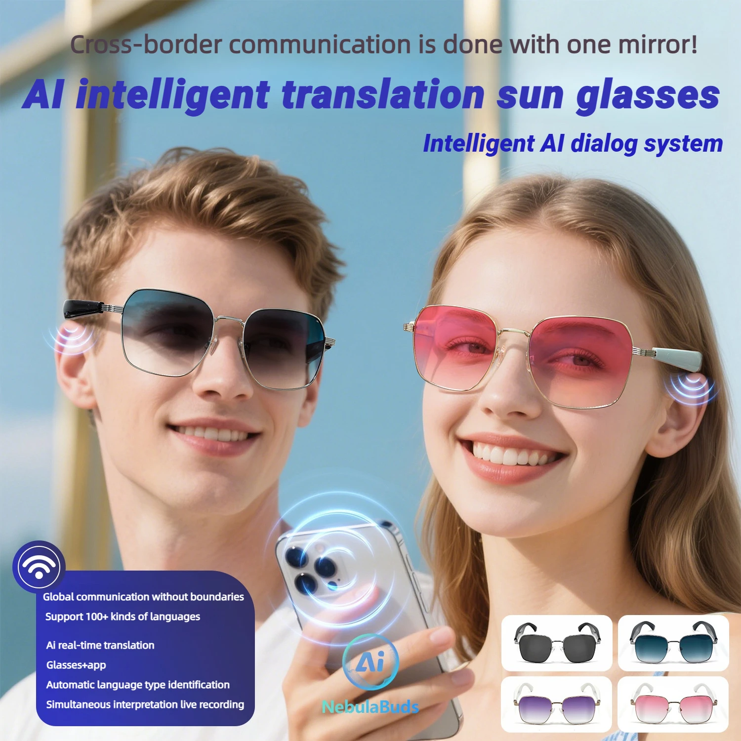 Clloio ai умные bluetooth-очки
